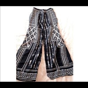 NWT Jealous Tomato Black White Pants Size L